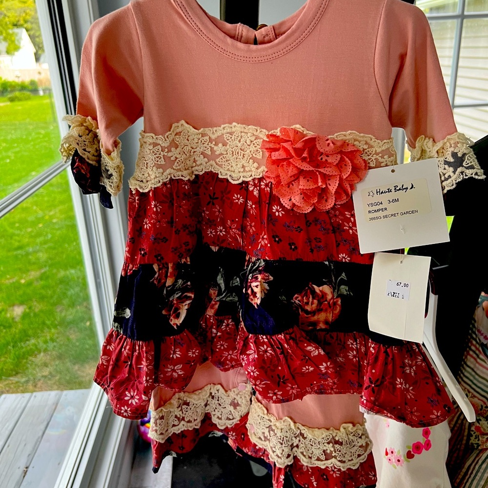 3/6 month haute baby dress